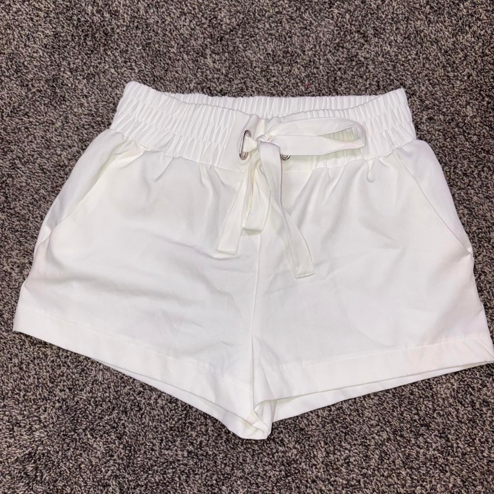 Revamped White Shorts Small